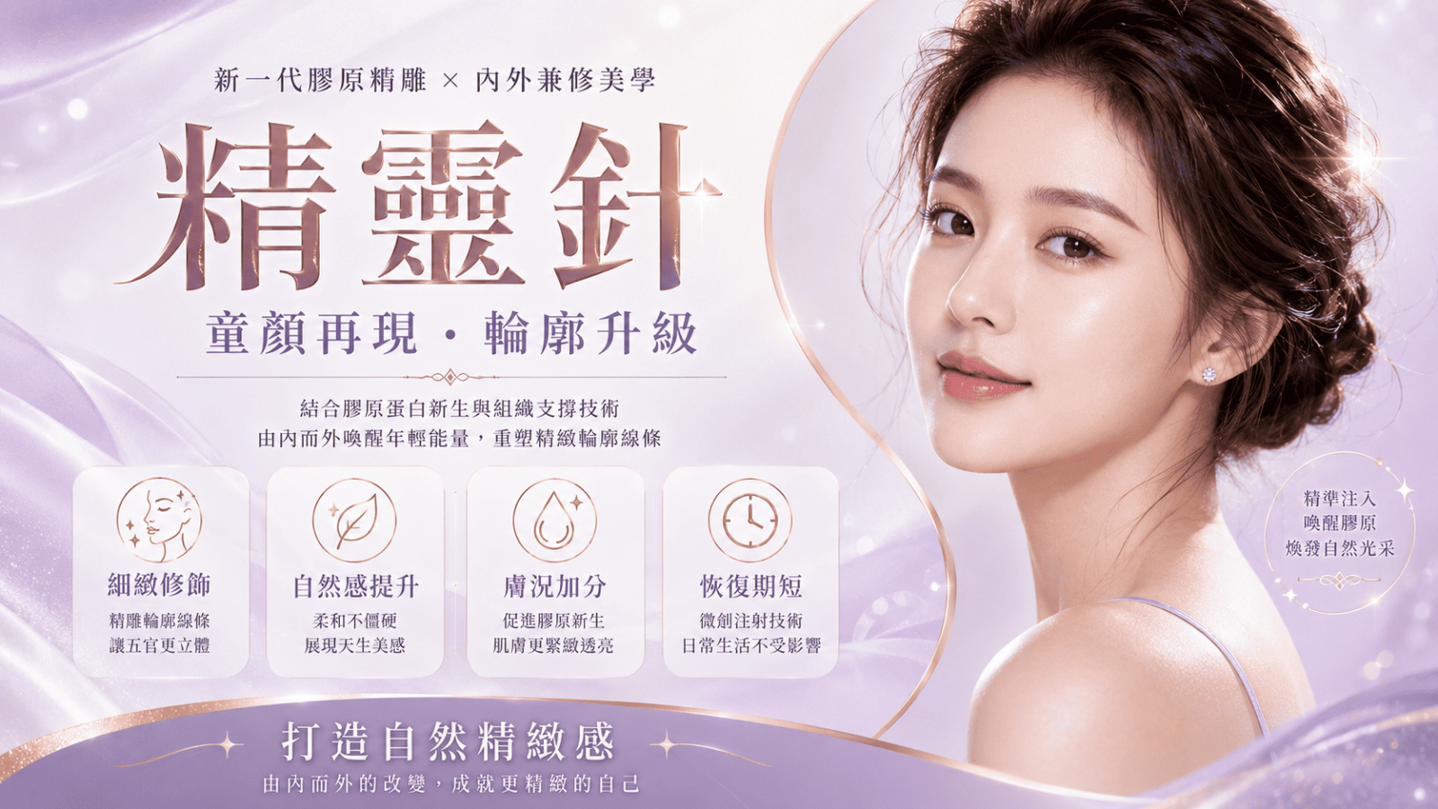 精靈針是近年常被討論的醫美療程之一，常與膠原蛋白增生、臉部輪廓修飾。