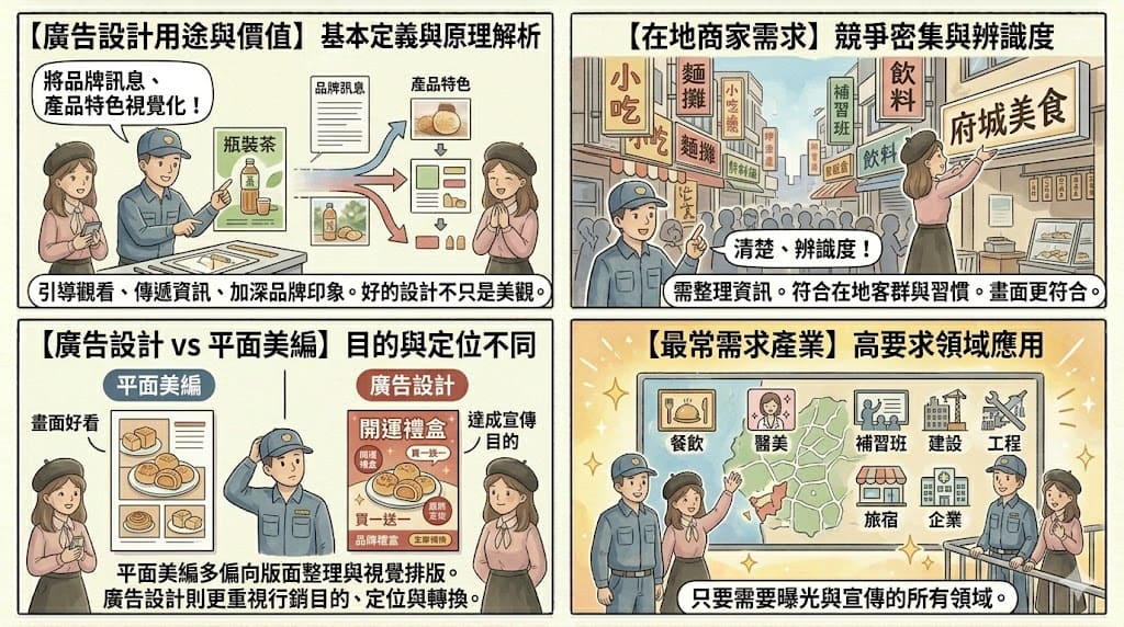 在台南廣告設計該怎麼怎麼做更有效